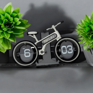 MidClock HY-F117 Unique Bicycle Vintage Flip Desk Clock